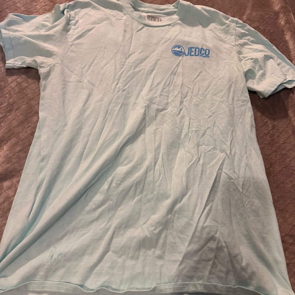 Blue Short Sleeve Crew Neck Tee